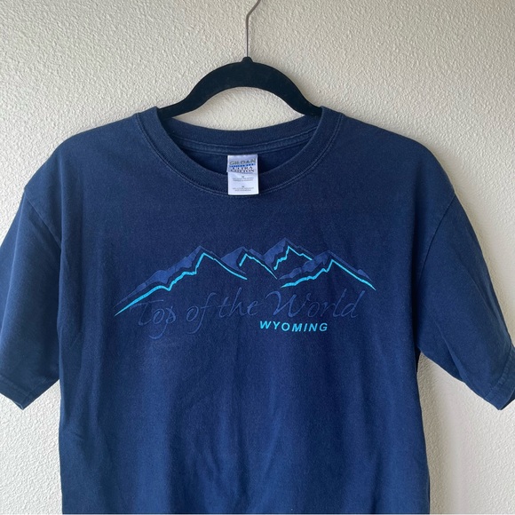 Gildan Other - top of the world wyoming t-shirt